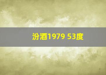 汾酒1979 53度